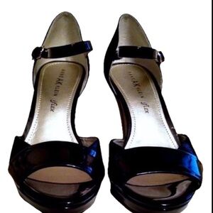Anne Klein Glossy Black Heels
